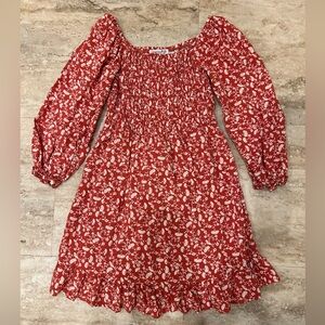 Chenault Red and White Kids Dress